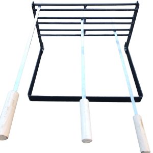 POGGIA SPIEDI REGOLABILE SU PIù ALTEZZE