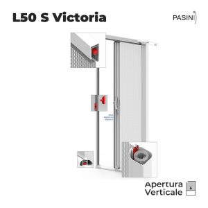 Zanzariera Pasini L50 S Victoria Zip Anti Cimice Laterale