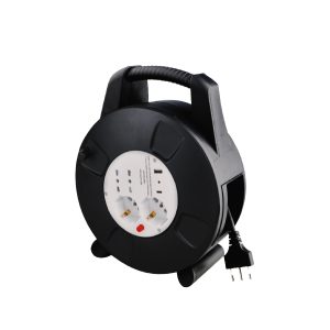 Avvolgicavo portatile 10mt con 2 USB 1 USB type A e 1 USB type C
