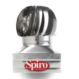 Comignolo quadrato 27 x 27 cm zincato originale Spiro