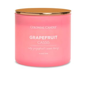 Colonial Candle – Pop of color – Grapefruit Cassis