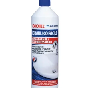 Sgorgante Disotturante per scarichi intasati, Idraulico facile da 1 Lt – Sigill