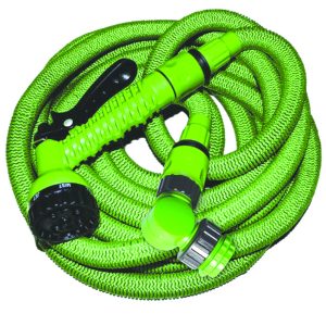 Tubo per irrigazione estensibile 5/15 metri raccordi e pistola inclusi non si annoda