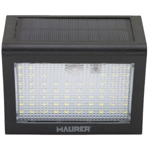 MAURER lampada solare con sensore crepuscolare/movimento 250 lumen