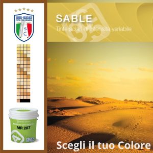 Idropittura per esterni alto riempimento MR 287 colore 365 Gamma Sablee 14 lt-Fassa Bortolo