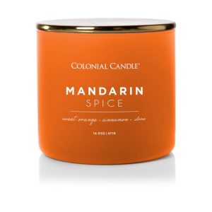 Colonial Candle – Pop of color – Mandarin spice