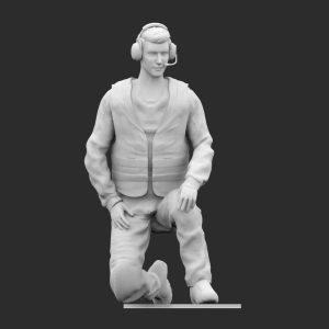 Operatore di terra inchinato C STL