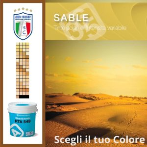 Rivestimento Acrilico per superfici Termocoibentate RTA549 colore 365-Gamma Sablè 14 lt-Fassa Bortolo