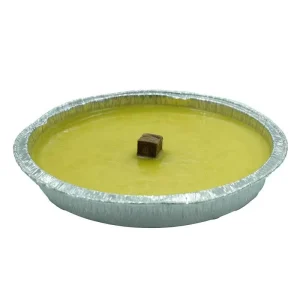 Papillon fiaccole citronella con contenitore alluminio   diam.  140  h.2,5