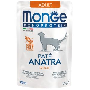 Monge monoproteico 85g Paté Anatra – Adult
