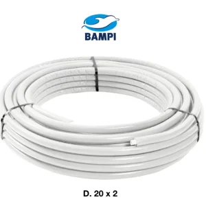 Tubo Multistrato Rivestito Balpex 20×2 Pe-xb Rotolo da 50 Metri Guaina 6mm – Bampi