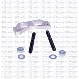 Piastra abbassa motore 10 mm in alluminio con prigionieri per fiat 500 f-l-r e 126 d’epoca