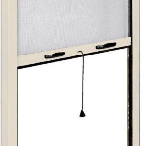 ZANZARIERA A RULLO AVVOLGIBILE FINESTRA 180×170 RIDUCIBILE ALLUMINIO AVORIO 0993
