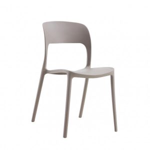 SEDIA POLIPROPILENE CUCINA BAR RISTORANTE GIARDINO SEDIE INTERNO ESTERNO TORTORA