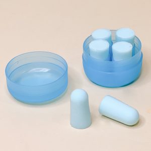 Set 3 Paia Tappi per Orecchie con Custodia