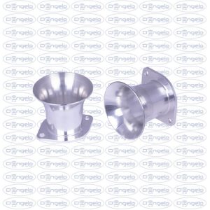 Coppia tromboncini carburatore in alluminio d.40 l.60