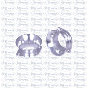 Coppia tromboncini carburatore in alluminio d.45 l.35